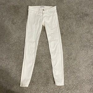 Flying monkey cream skinny jeans